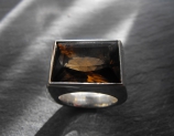 Ring 925 Silber mit Rauchquarz